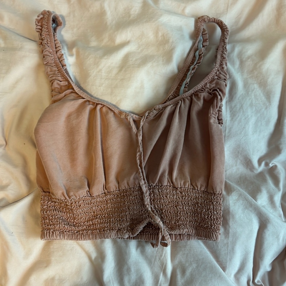 Coral, summer tank top, perfect for the beach, barely worn.